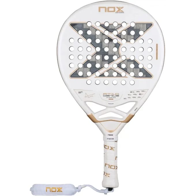 Paddle racket Nox AT10 Genius 12K Alum Xtrem par Agustín Tapia