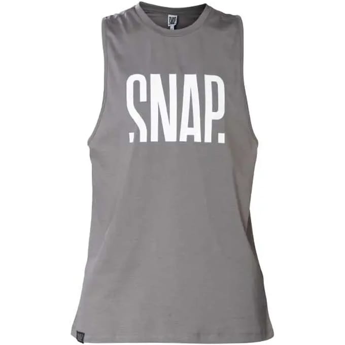 Snap Climbing Loose Logo Mouwloos T-shirt Grijs L Vrouw