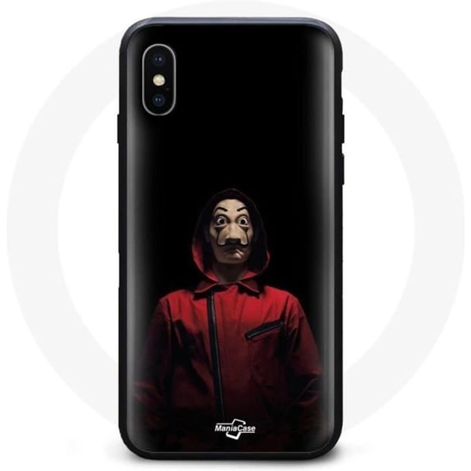 Coque - La Casa De Papel - Iphone XS Max - Souple - Noir - Mixte