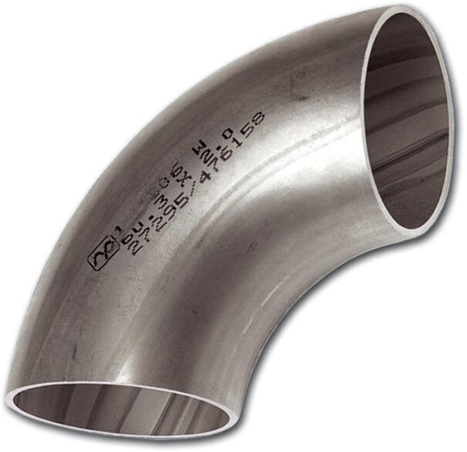 Lasbocht 90° rvs304 din2604 3s
