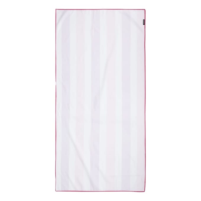 Regatta Streep Microvezel Strandlaken (Roze Violet/Roze Limonade)