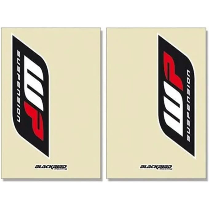Motorcycle Fork Decor Stickers Blackbird Racing WP