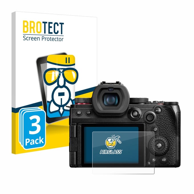 Screenprotector 3 Stuks voor Panasonic Lumix DC-G9 II Beschermglas transparant