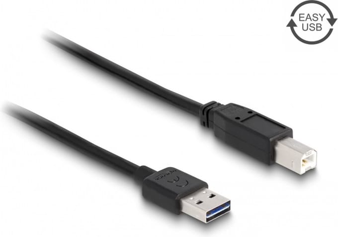Easy-USB2.0 kabel USB-A - USB-B - 1 meter