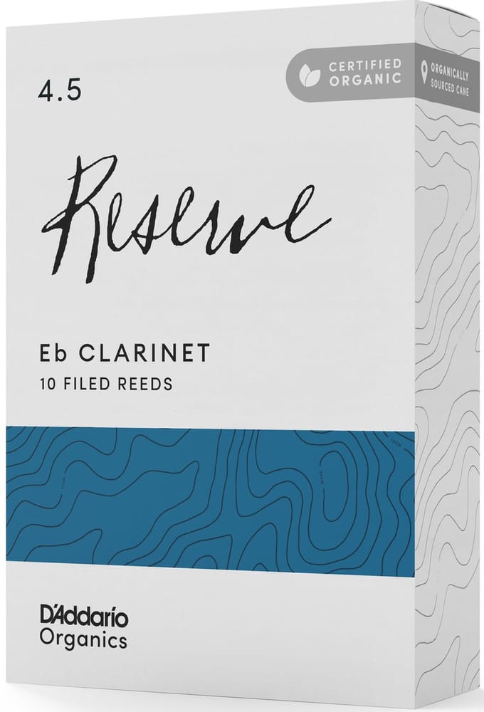 D'Addario Woodwinds Organic Reserve Eb Clarinet Reeds 4.5 (10 stuks)
