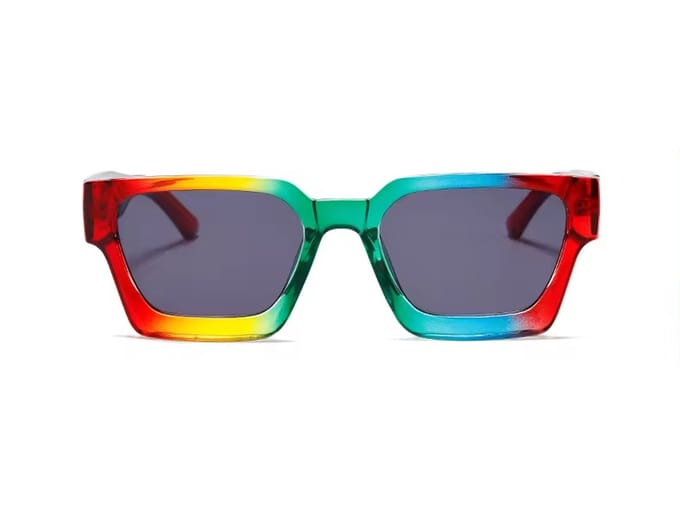 Designer Festival Zonnebril - Regenboog - Techno - Rave glasses