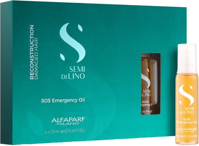 Herstellende haarbehandeling Alfaparf Milano Semidilino Reconstruct (6 x 13 ml)