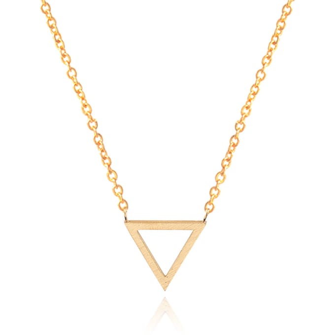 Hippe dames ketting Triangle Rose