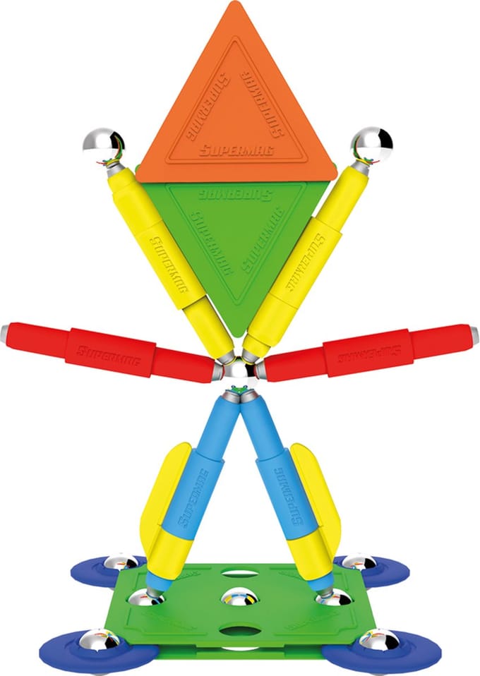 Magneet speelgoed Supermag Multicolor 30 SM0650 Multikleur