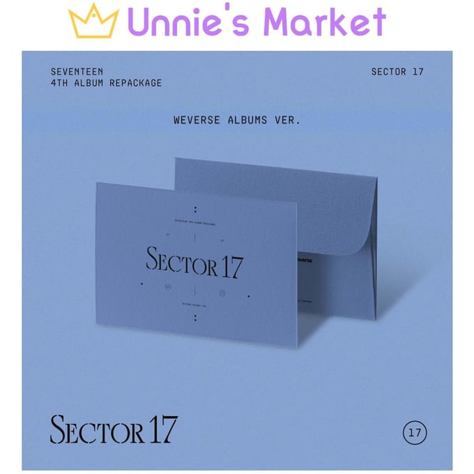 SEVENTEEN 4e Album Repackage SECTOR 17 Weverse Albums ver. Normal gray