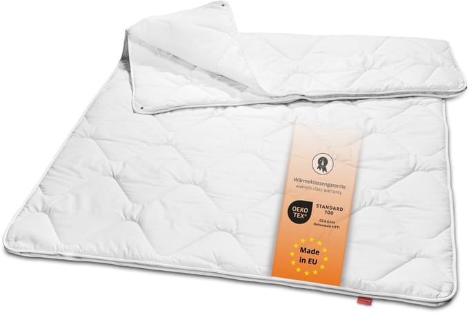 sleepling 190042 Basic 160 Dekbed Microvezel 4 seizoenen 135 x 200 cm, wit