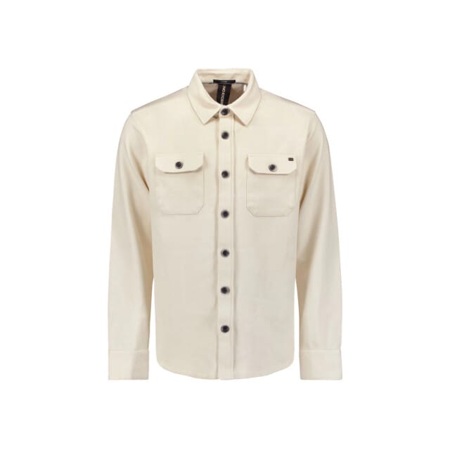 No Excess Overshirt Button Closure Sweat Chalk Größe: XXL | Casual hemden Outlet | Herren