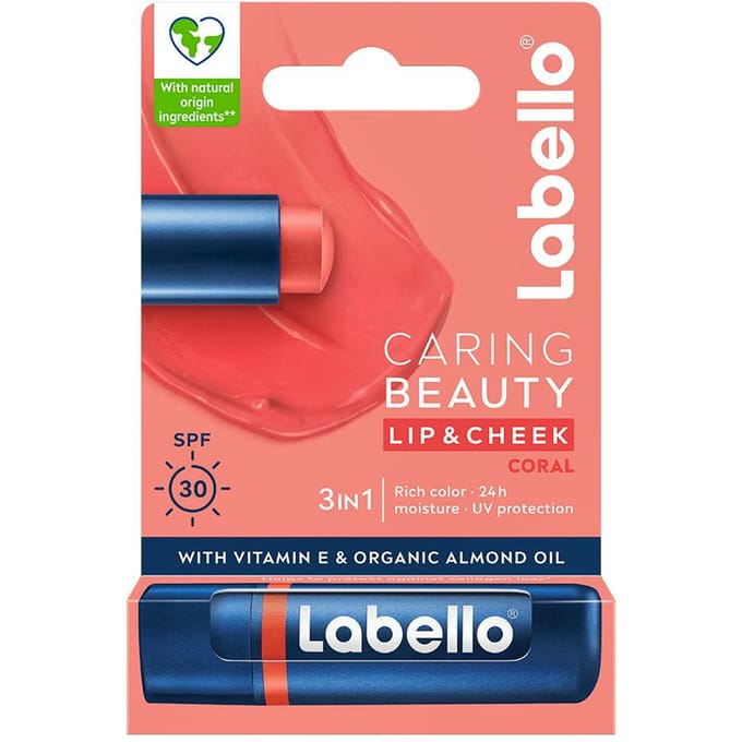 Labello Caring Beauty, Coral Nude 4.8 g