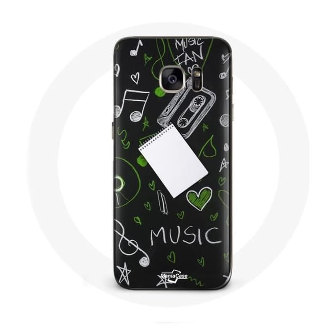 Coque pour Samsung Galaxy S6 edge Music clé de sol