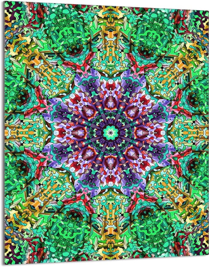 TMK ArtDeko - Snijplank - Glas - 40x52 cm - Antibacteriële Eigenschappen