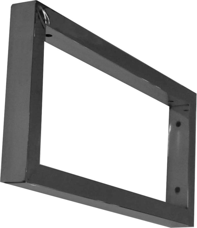Wiesbaden Modul support beugel 46 x 22 cm. vierkant - Mat Zwart