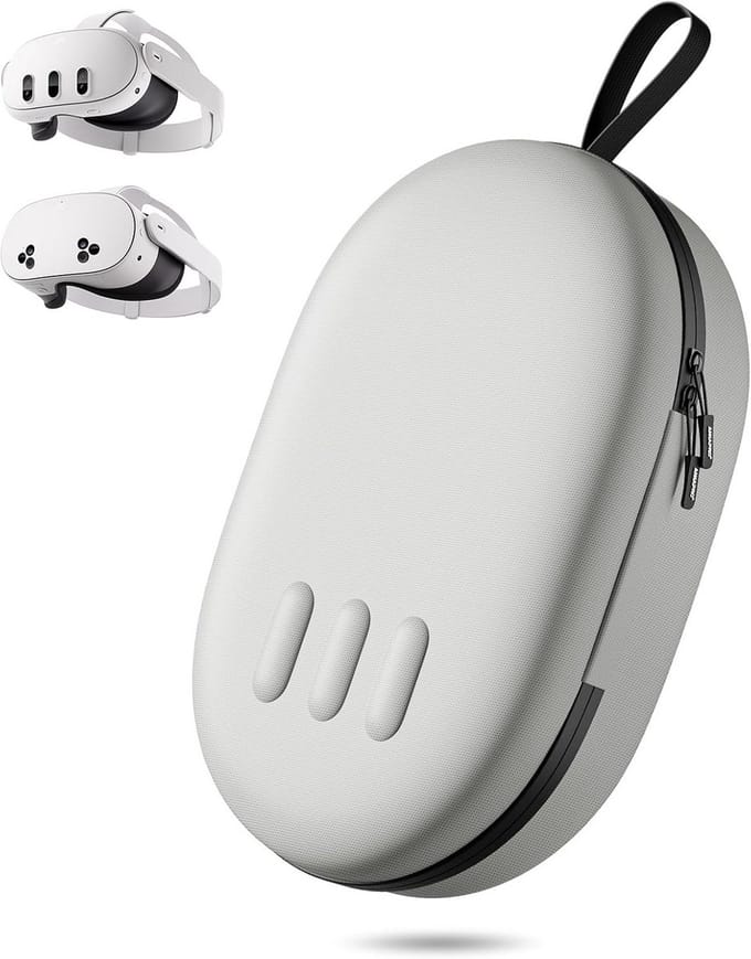 Harde case tas voor Meta Quest 3 headset en accessoires - perfect voor reizen