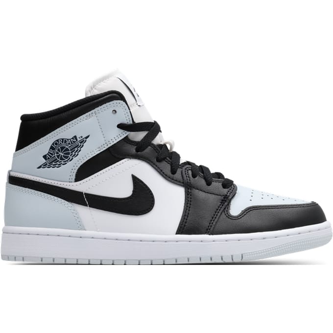 Jordan Aj1 Mid Sneakers Heren - Zwart - Maat 41 - Leer, Synthetisch