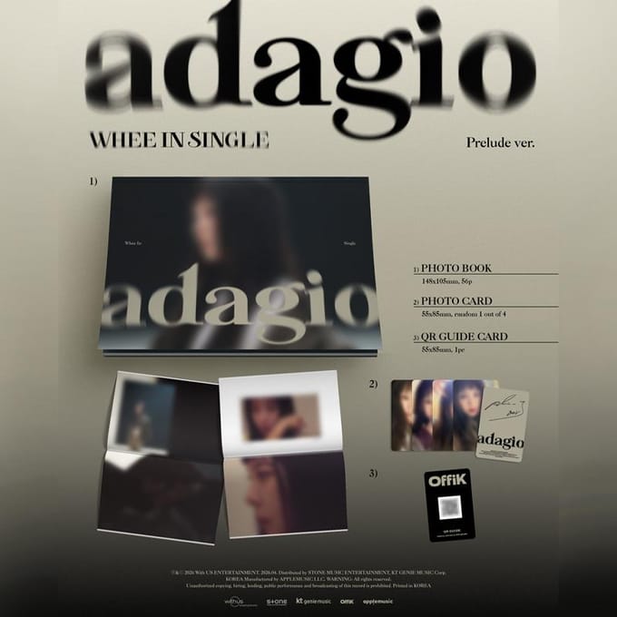 WHEEIN (MAMAMOO) – Adagio (Prelude Vers.) 2pcs