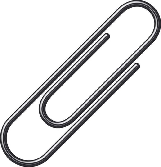 paperclips Alco 26mm rond doos a 100 stuks zwart