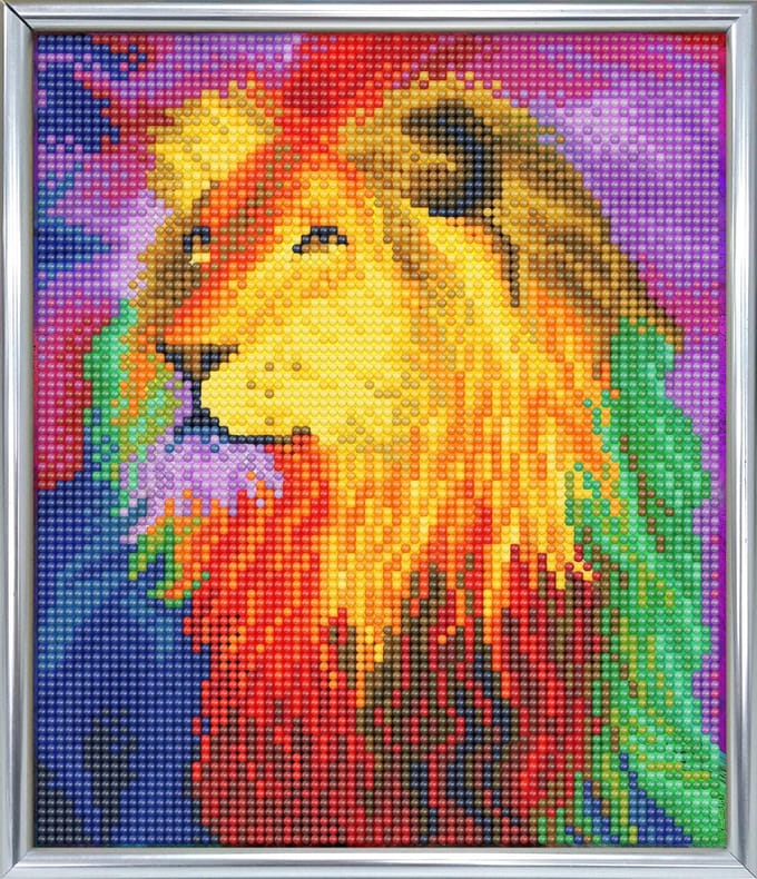 Craft Buddy Crystal Art Leeuw