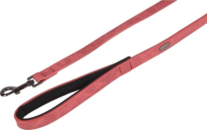 Flamingo Delu Hondenriem - Handgreep neopreen - Rood - Breedte 20 mm - Lengte 100 cm