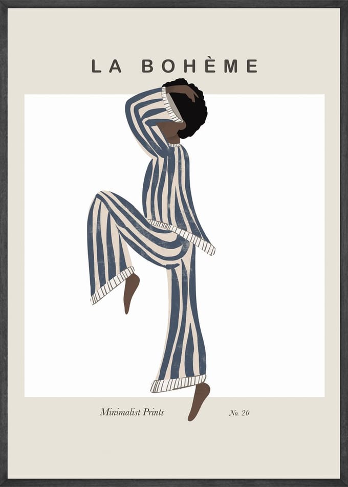 Elegante Dans La Boheme Poster 21x30 cm