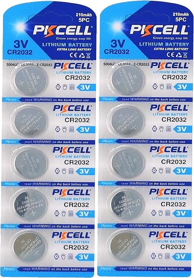 Lithium Knoopcel Batterijen - Platte Batterijen - Apparaten Voeden - Constante Spanning - 20mm Diameter