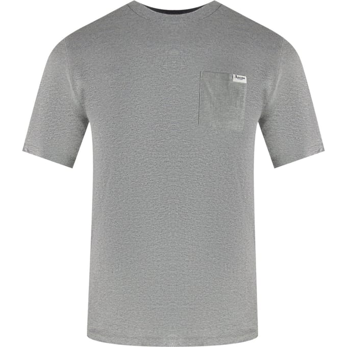Aquascutum Active Small Pocket Lichtgrijs T-shirt