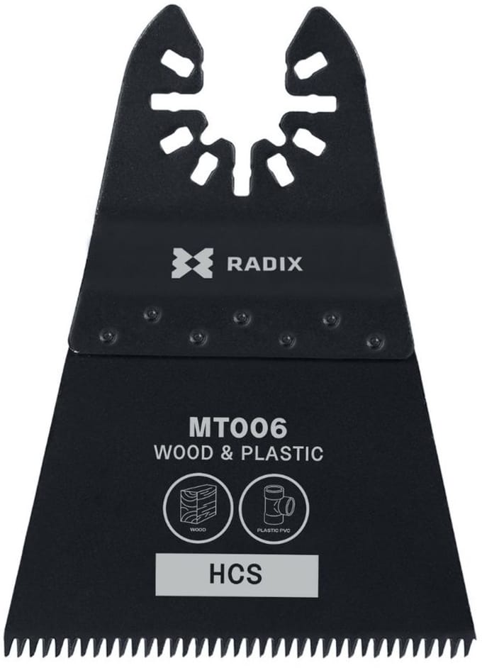 Radix - Multitool zaagblad - HCS - 14 tanden (1.8mm) - Geslepen - 40x69mm