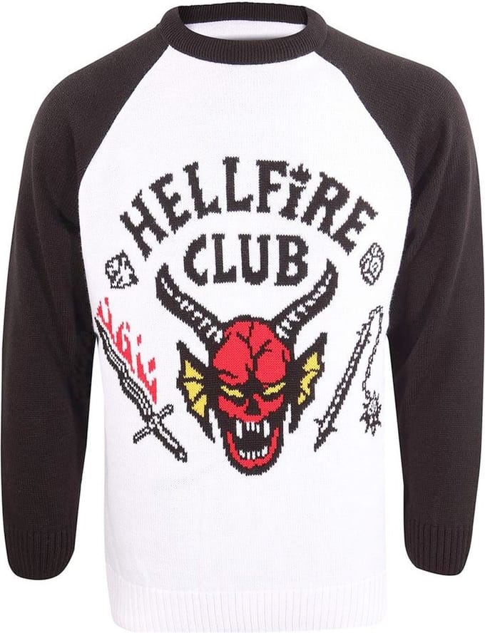 Trui Heroes Inc Stranger Things Christmas Jumper Hellfire Club