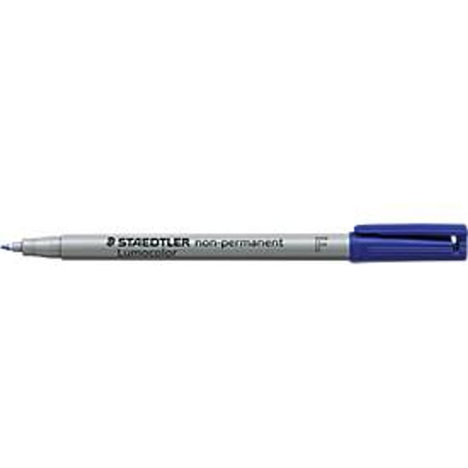Universele stift STAEDTLER Lumocolor,,  F, WL, blauw, 10 stuks