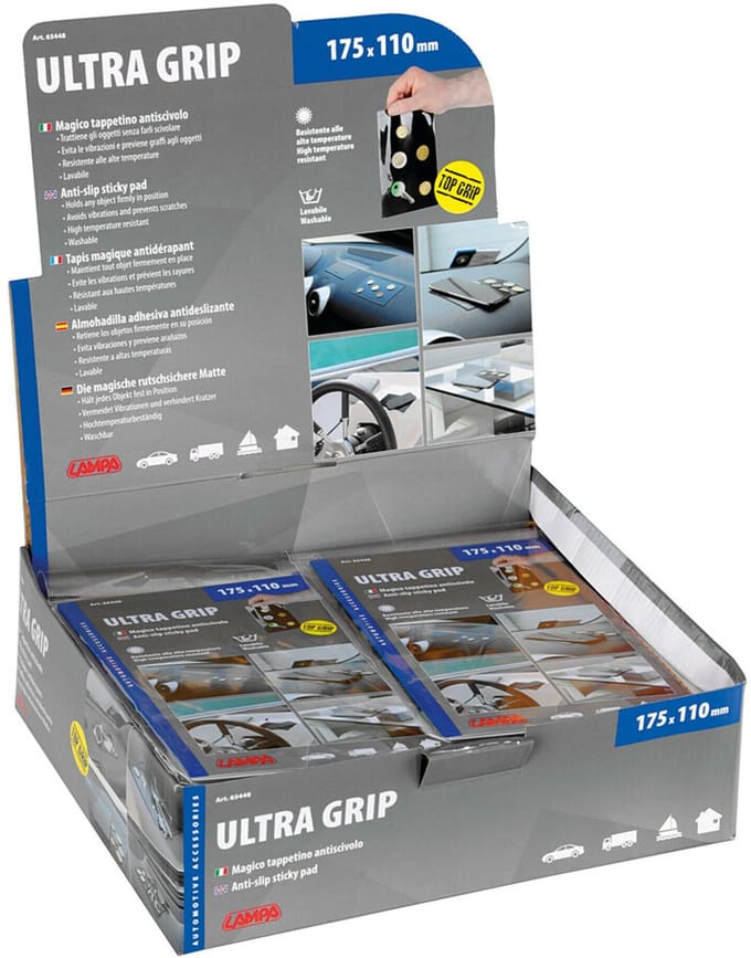 Anti slip dashboard mat