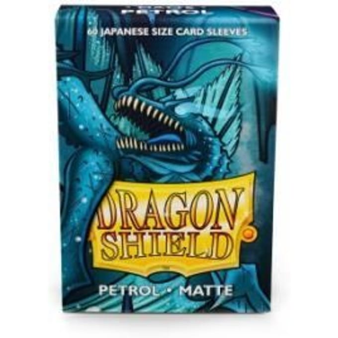 Dragon Shield Card Sleeves: Japanese Matte Petrol (59x86mm) - 60 stuks