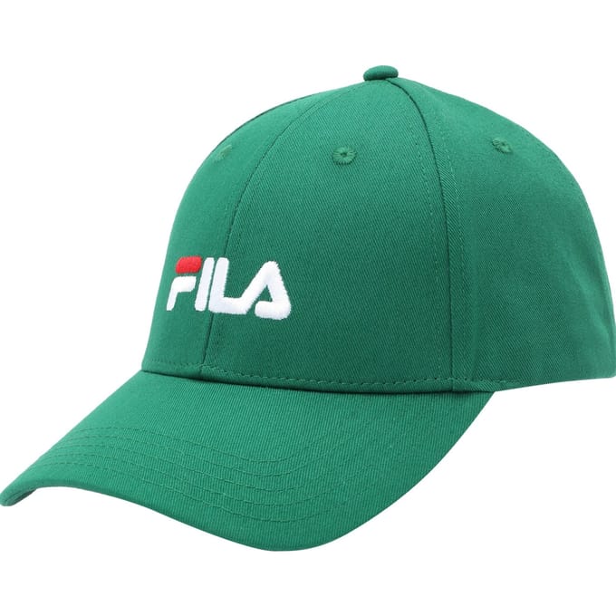 FILA Unisex Brasov 6 Panel Cap With Linear Logo Green Jacket Talla: OS | Sombreros Outlet | Unisex | Verde