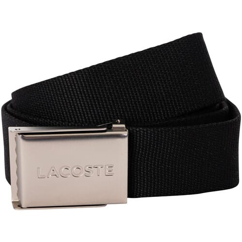 LACOSTE Riem Casual Woven Strap W90 Black Zwart