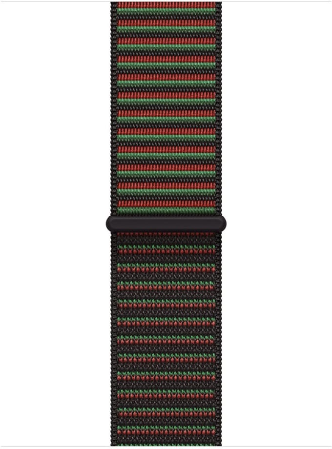 Geweven sportbandje - Black Unity - Unity Rhythm (42 mm)