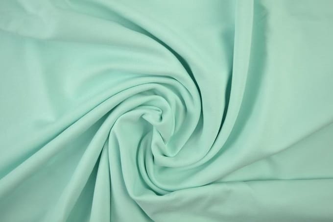French terry stof - Licht mint - 10 meter
