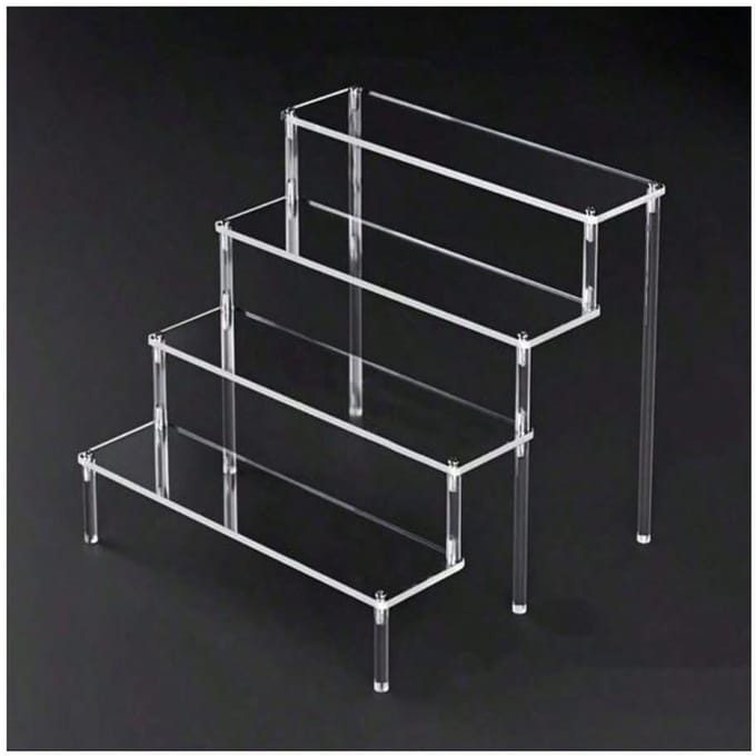 1 Set Acryl Dessert Display Stand, Cupcake Stand, Snack Stand, Buffet Dessert Tafel, Verjaardagsfeest, Bruiloft Tafelblad Display 4 Layers