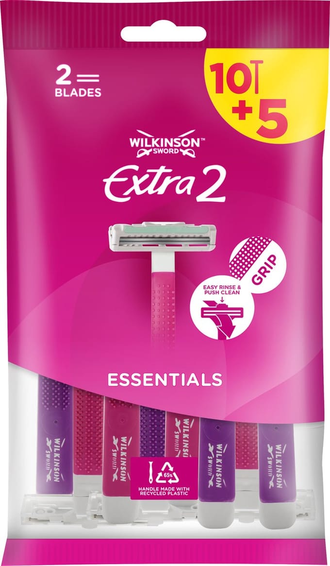 Wilkinson Sword Extra 2 Beauty - 15 stuks - Wegwerpscheermesjes