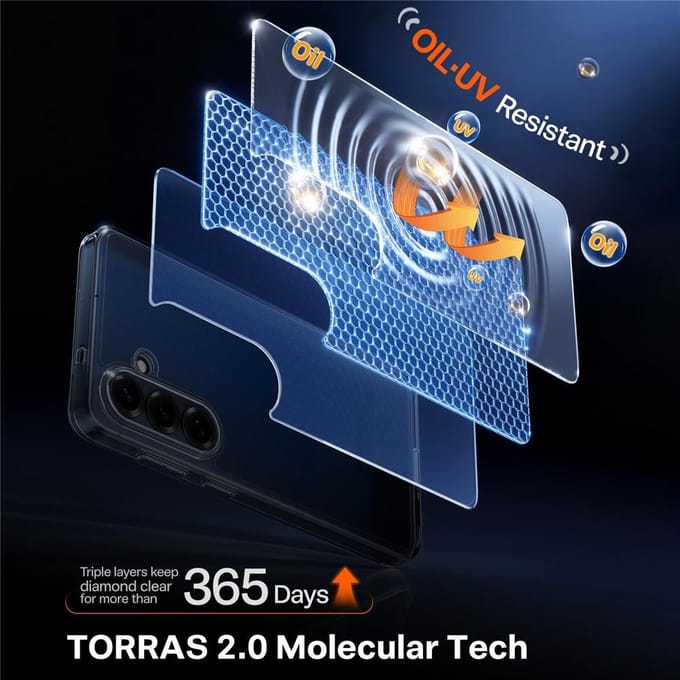 Hoes voor Samsung Galaxy S26 S942, Torras, Guardian, Transparant