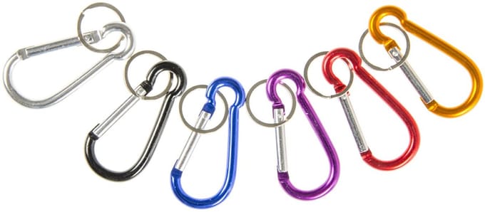 Duckiez Sleutelhanger Karabijnhaak Groot - 48 stuks