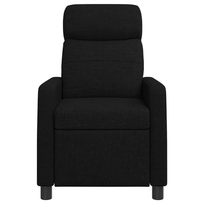 vidaXL - Recliner - Zwart - Stof