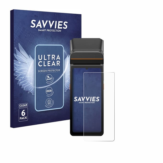 Savvies - Screenprotector voor Sunmi V3 A13 - Folie Beschermfolie transparant 6 Stuks