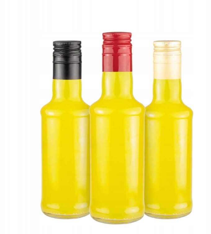 Bimberek - Monopol Fles - 200ml - Transparant Glas - Lange Doppen
