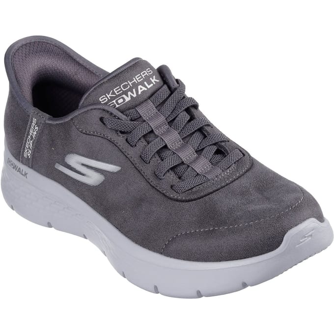 Skechers Go Walk Flex Mali Textiel Dames Houtskool Sneakers