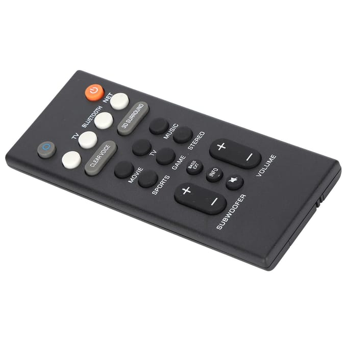 Télécommande ABS Durable Contrôleur de Remplacement d'Haut-parleur pour YAS‑209 YAS‑109 black