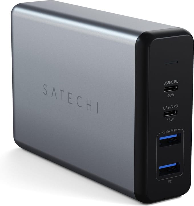Satechi 108W Pro USB-C PD PC Charger - Stroom AV / multimedia paneel - 108 Watt