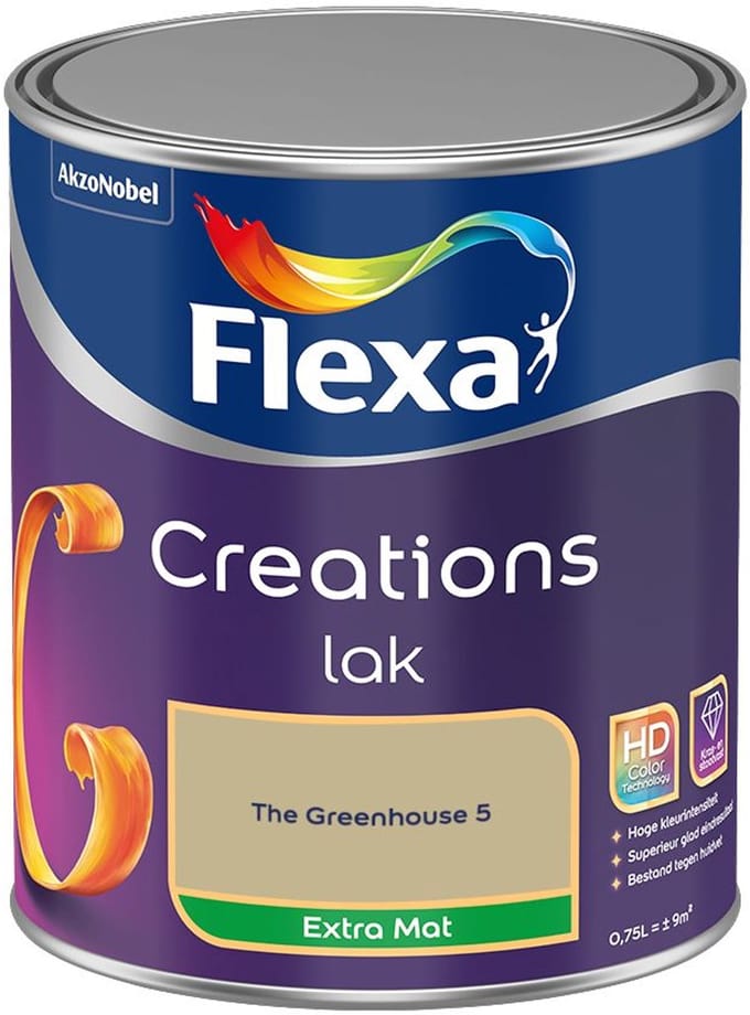 Flexa - Creations Lak Extra Mat - The Greenhouse 5 - Mengverf - 750 Ml