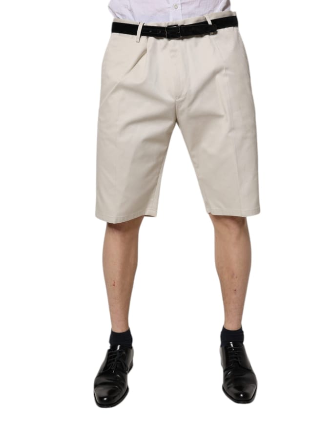 Plissé Katoenen Shorts Casual